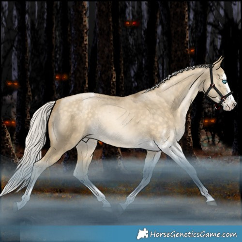 Horse Color:Silver Brown Snowdrop Pearl Dun Splash Tobiano Rabicano 