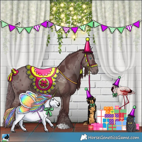 Horse Color:Chocolate Black Merle 