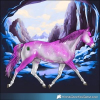Horse Color:Watercolor White Spotted Liver Red Onyx