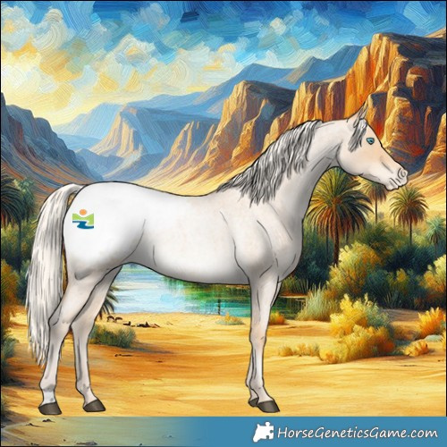 Horse Color:Silver Smoky Blue Roan Snowdrop Appaloosa Rabicano