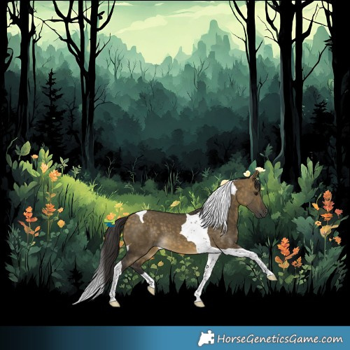 Horse Color:Buckskin Dun Tobiano 