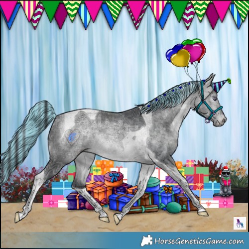 Horse Color:Painted Bay Chinchilla Ice Tobiano 