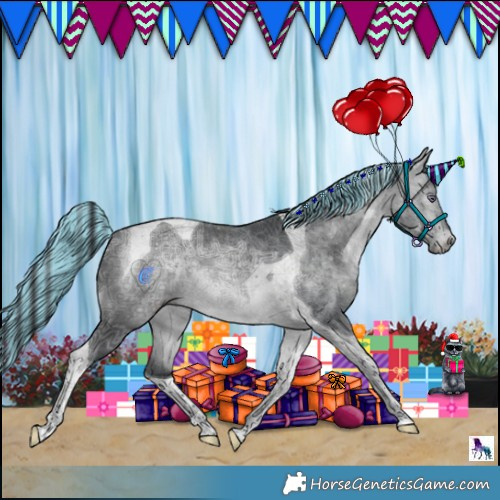 Horse Color:Painted Bay Chinchilla Ice Tobiano