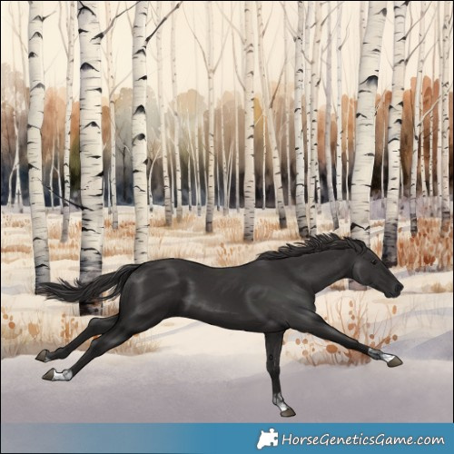 Horse Color:Smoky Black  and Smoky Black 