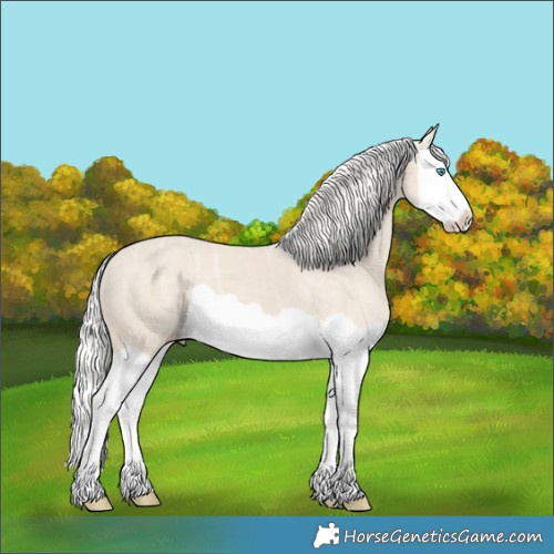 Horse Color:Silver Smoky Creme Ice Splash 