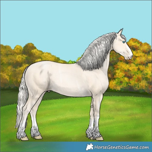 Horse Color:Palomino Ice Pearl 