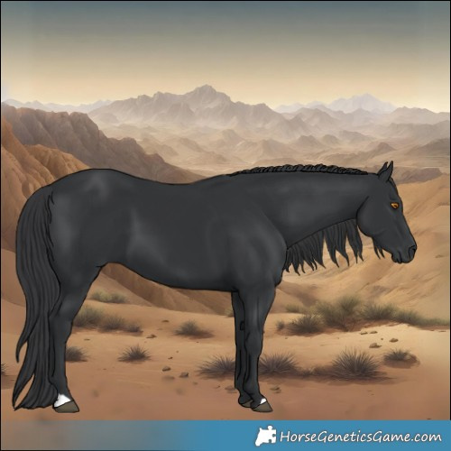 Horse Color:Black 
