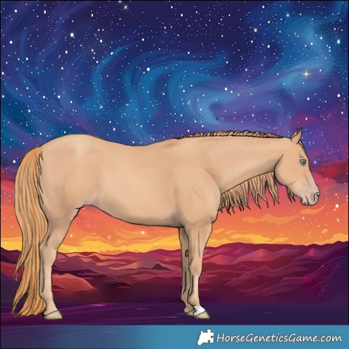 Horse Color:Gold Champagne