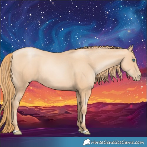 Horse Color:Gold Champagne Pearl 