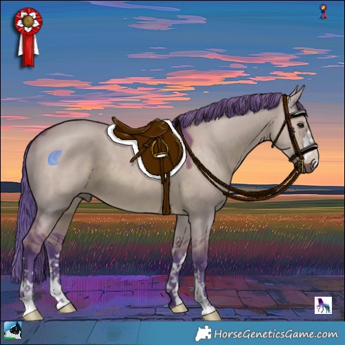 Horse Color:Watercolor Liver Red Dun 