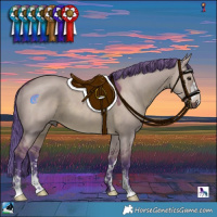 Horse Color:Watercolor Liver Red Dun