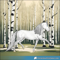 Horse Color:Cremello Dun 