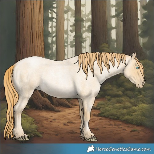 Horse Color:Smoky Blue Roan Pearl 