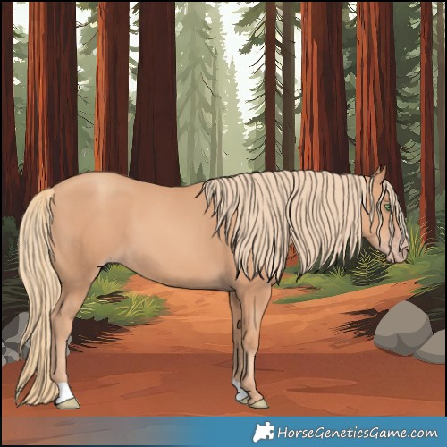 Horse Color:Gold Champagne 