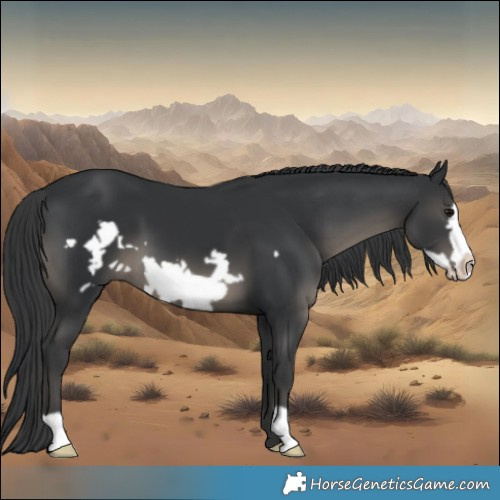 Horse Color:Black Frame 