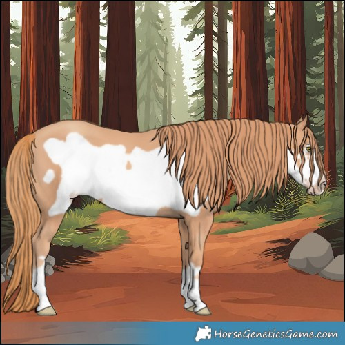 Horse Color:Gold Champagne Frame