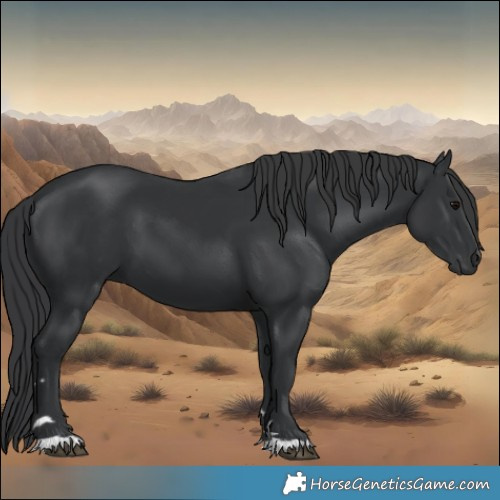 Horse Color:Black 