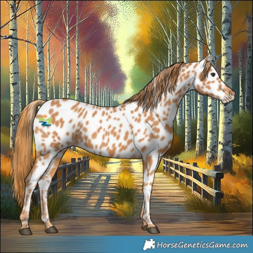 Horse Color:Chestnut Appaloosa 