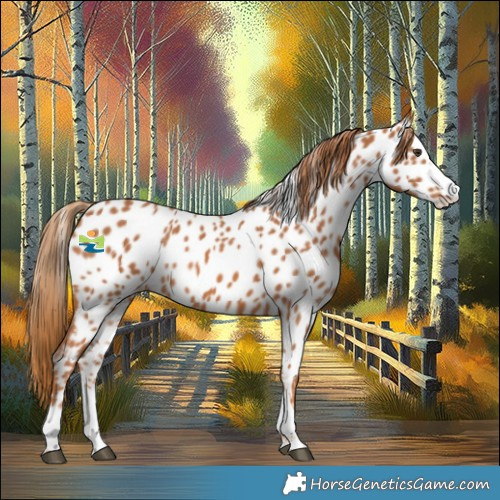 Horse Color:Chestnut Appaloosa 