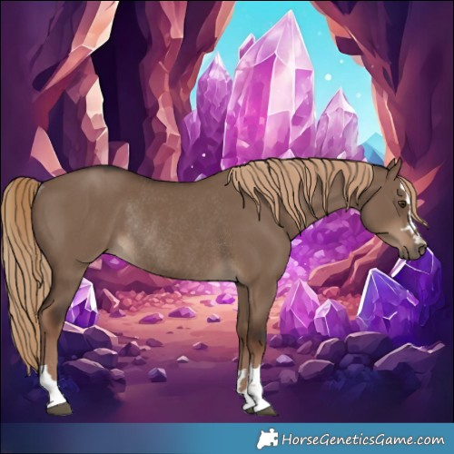 Horse Color:Liver Red Dun Rabicano