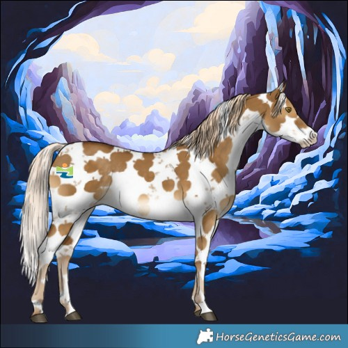 Horse Color:White Spotted Chocolate Palomino Dun Sabino Rabicano 