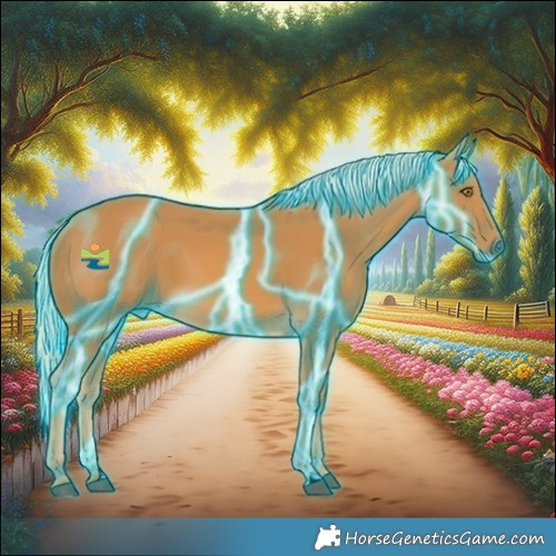 Horse Color:Void Thunderstruck Palomino 