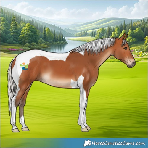 Horse Color:Silver Bay Tobiano 