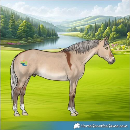 Horse Color:Silver Brown Dun 
