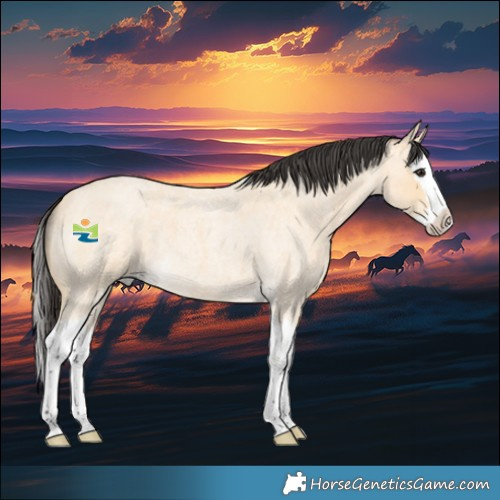 Horse Color:Buckskin Roan Splash 