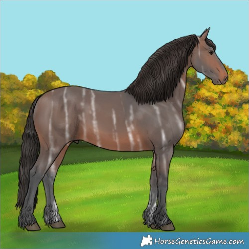 Horse Color:Brown Ice 