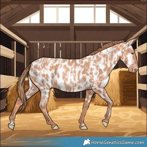 Horse Color:Gold Champagne Near Leopard  and Gold Champagne Near Leopard 