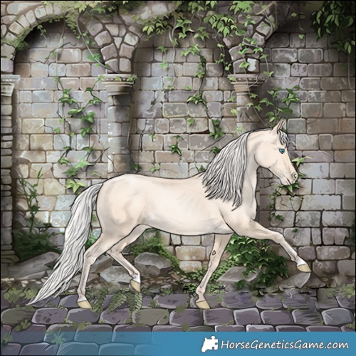 Horse Color:Silver Sable Cream Champagne Pearl 