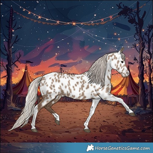 Horse Color:Silver Grullo Tobiano Appaloosa 