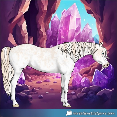 Horse Color:Perlino Sabino  and Perlino Sabino 