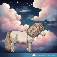 Horse Color:Perlino Dun