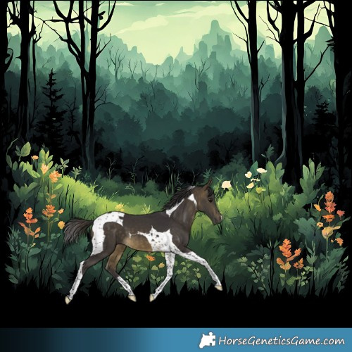 Horse Color:Buckskin Tobiano 