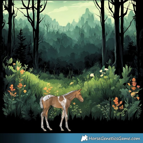 Horse Color:Silver Buckskin Tobiano 