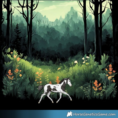 Horse Color:Liver Chestnut Splash Tobiano 