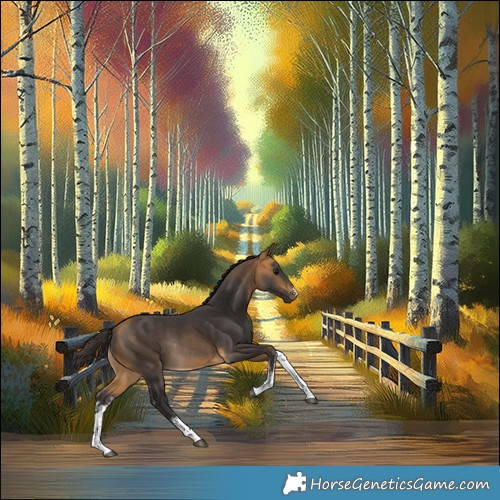 Horse Color:White Spotted Buckskin Rabicano