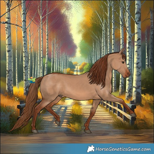 Horse Color:Red Dun Rabicano 