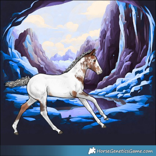 Horse Color:Silver Brown Sabino Tobiano Appaloosa 