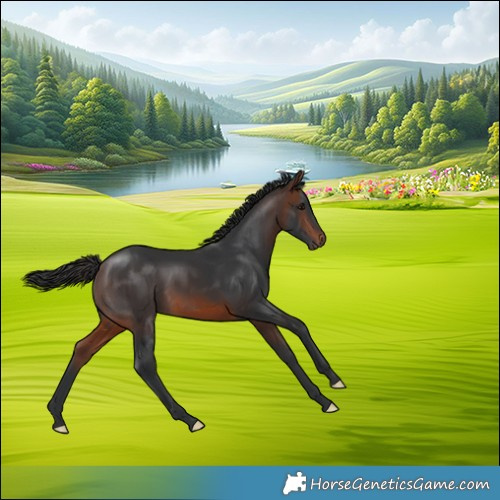 Horse Color:Brown 