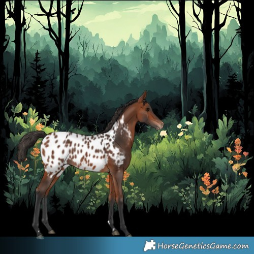 Horse Color:Bay Appaloosa 