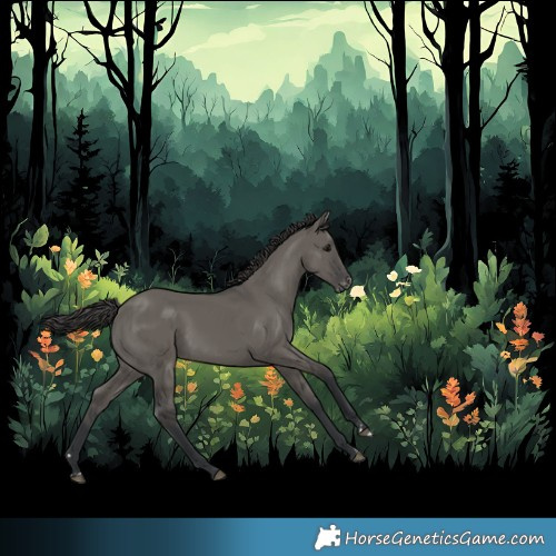 Horse Color:Grullo Appaloosa 