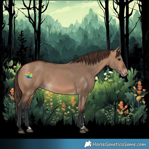 Horse Color:Bay Dun Appaloosa 