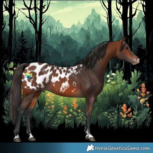 Horse Color:Bay Appaloosa 