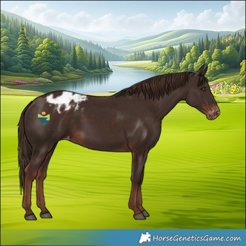 Horse Color:Liver Chestnut Appaloosa 