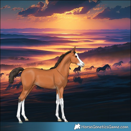 Horse Color:Bay Splash 