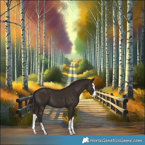 Horse Color:Liver Chestnut Splash 