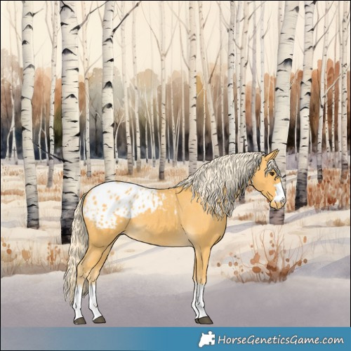 Horse Color:Palomino Appaloosa Rabicano 